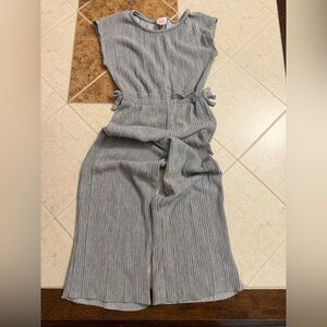 Wonder Nation Ribbed Gray Jumpsuit